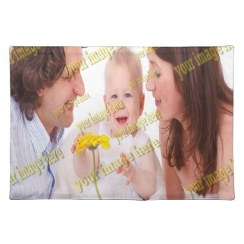 Cool Family Stylish Fab Photo Collage Placemat by Zazzimsical at Zazzle