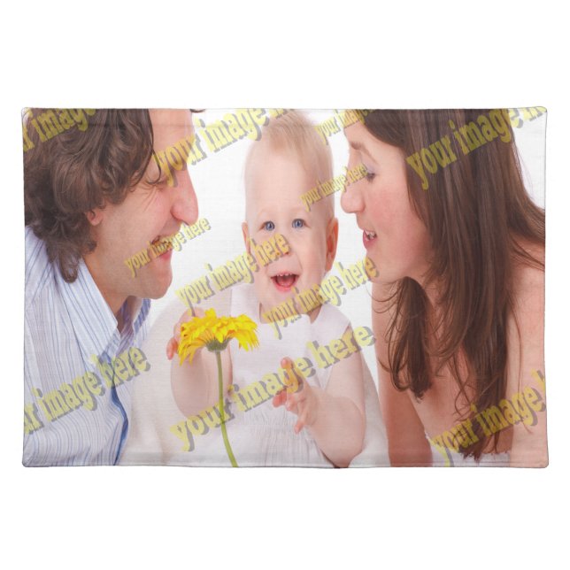 Cool Family Stylish Fab Photo Collage Placemat (Front)
