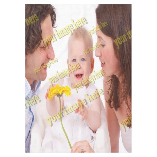 Cool Family Stylish Fab Photo Collage Tablecloth