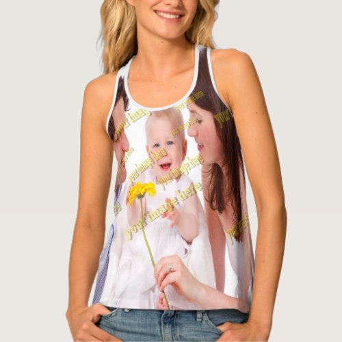 Cool Family Stylish Fab Photo Collage Tank Top