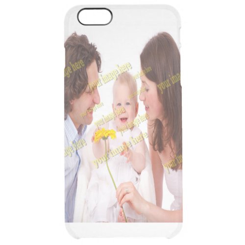 Cool Family Stylish Fab Photo Collage Clear iPhone 6 Plus Case