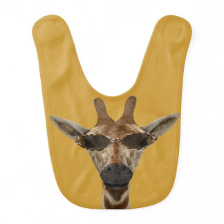 Cool Fancy Giraffe Bib