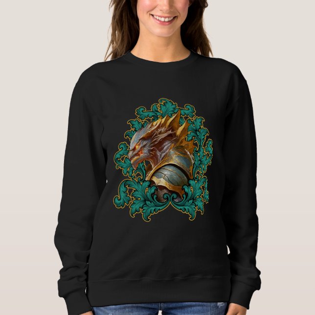 Cool Fantasy Dragon Game Gamer Cosplay Nerds 16 Sweatshirt (Front)