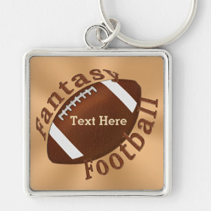 Cool Fantasy Football Gifts Personalized Your TEXT Keychain
