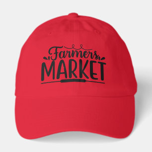 Cool Farmers market word art Hat