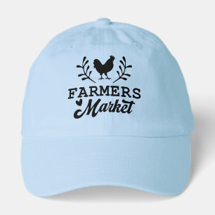 Cool Farmers Market word art Hat