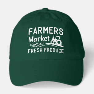 Cool Farmers Market word art Hat