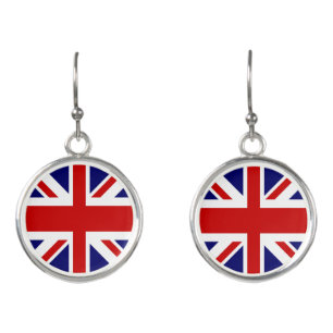 Cool fashion accessories the Union jack Earrings