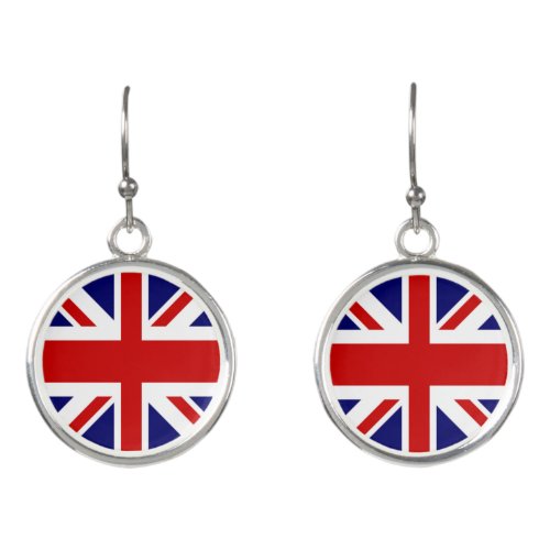 Cool fashion accessories the Union jack Earrings