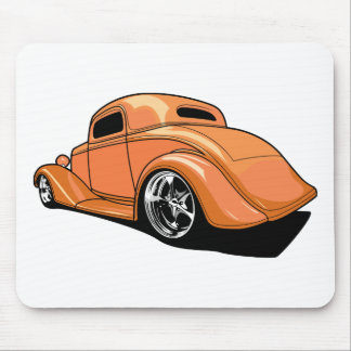 Cool Fat Fendered Street Rod Mouse Pad