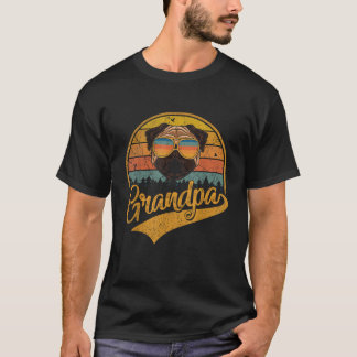 Cool Father s Day Gifts Retro Vintage Pug Grandpa T-Shirt