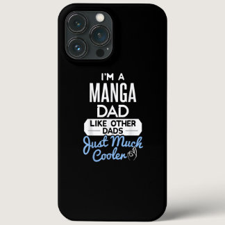 Cool Fathers Day Design Manga Dad  iPhone 13 Pro Max Case
