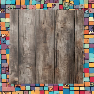 Cool faux wood pattern ceramic tile