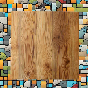 Cool faux wood pattern ceramic tile