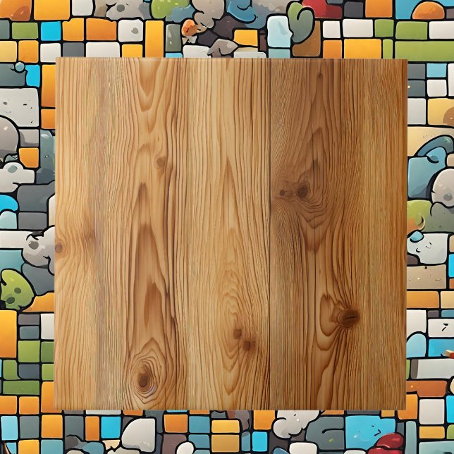 Cool faux wood pattern  ceramic tile (Creator Uploaded)