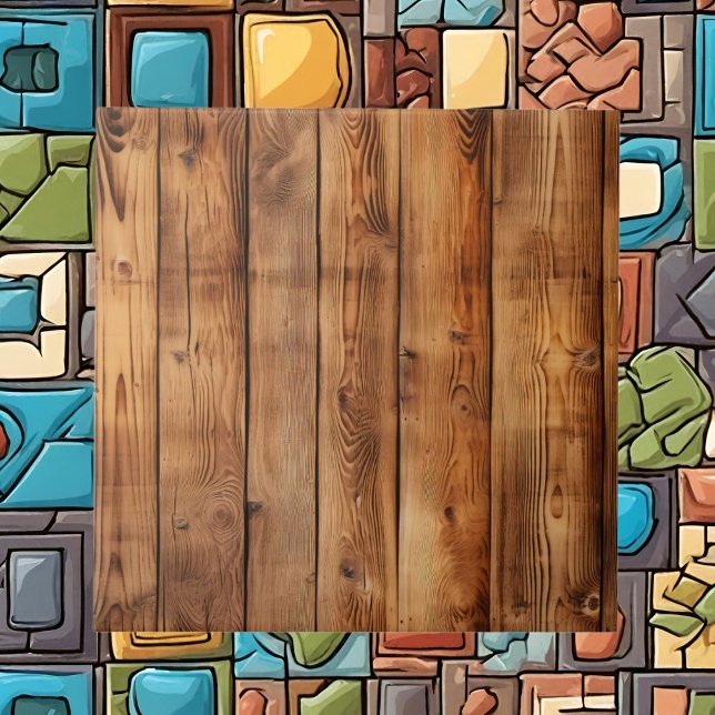 Cool faux wood pattern  ceramic tile (Creator Uploaded)