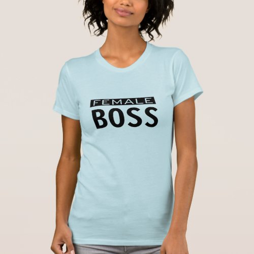 cool female boss funny silly whimsical graphic T_Shirt