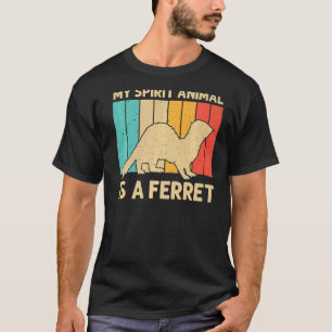 Cool Ferret For Men Women Animal Ferret Owner Rod T-Shirt