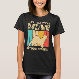 Cool Ferret For Men Women Animal Ferret Owner Rode T-Shirt