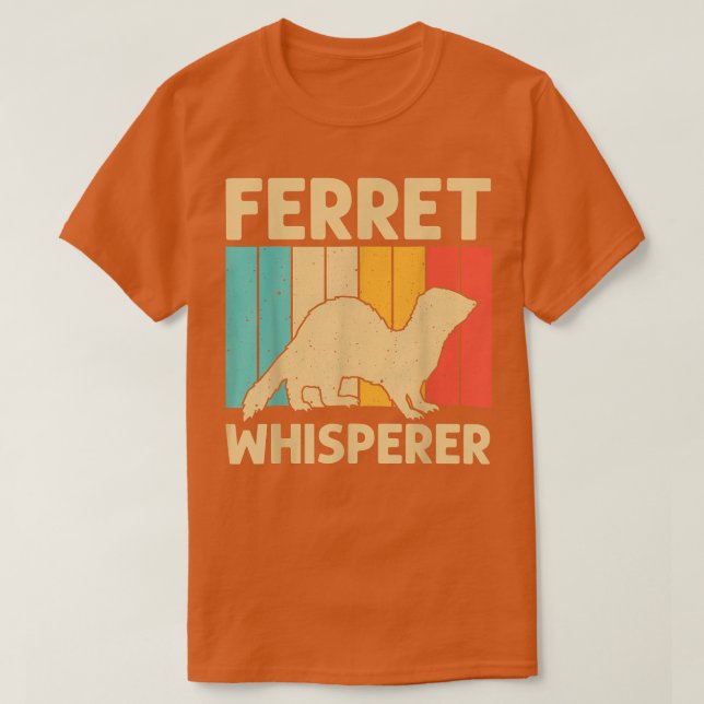 Cool Ferret For Men Women Animal Lover Ferret Owne T-Shirt (Design Front)