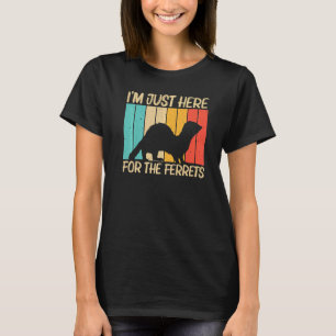 Cool Ferret For Men Women Ferret Pet Animal T-Shirt