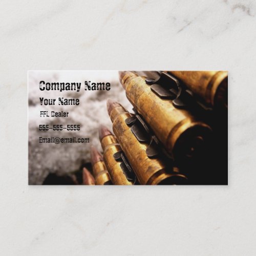 Cool ffl dealer card business cards