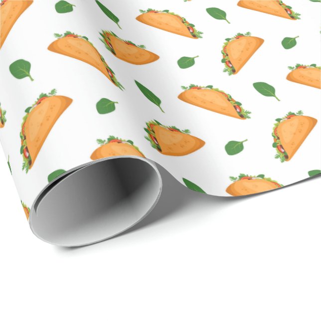 Cool fiesta tiled party taco wrapping paper (Roll Corner)