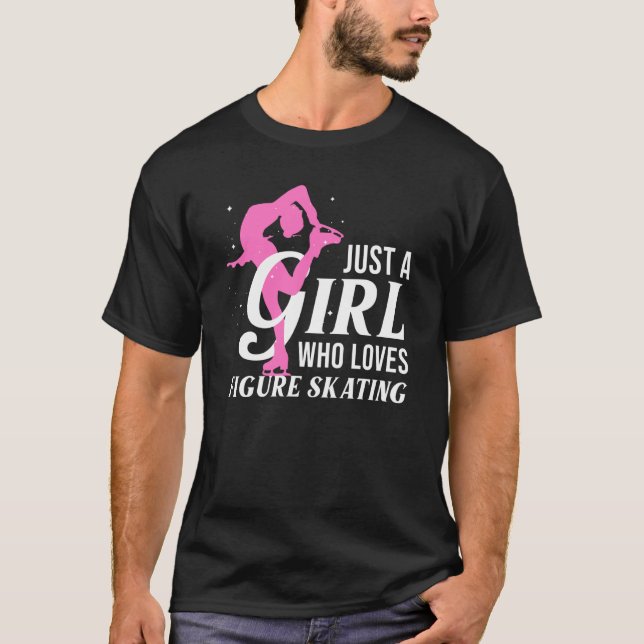Cool Figure Skating For Women Girls Ice Skating Wi T-Shirt (Front)