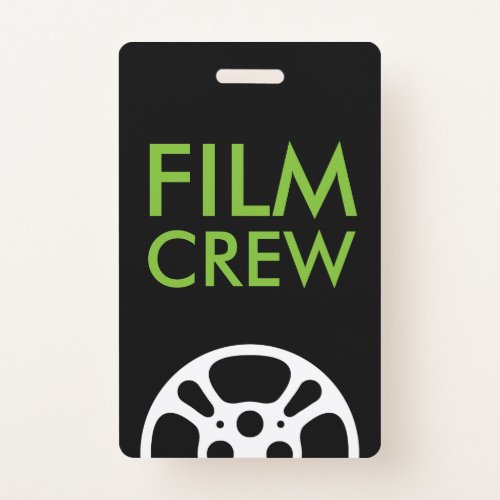 Cool Film Crew Reel Lanyard Badge