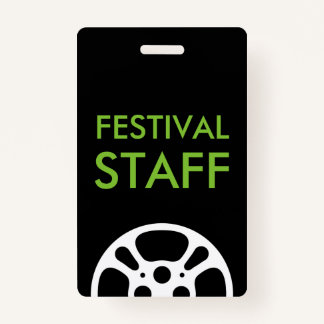Cool Film Festival Staff Reel Lanyards Badge