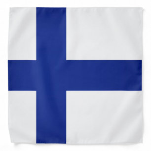 Cool Finland Flag Fashion Bandana