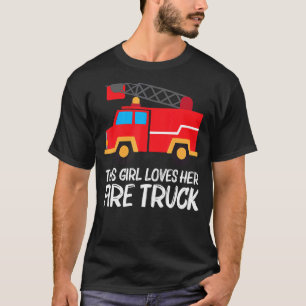 Cool Fire Truck For Girls Kids Firetruck Firefight T-Shirt