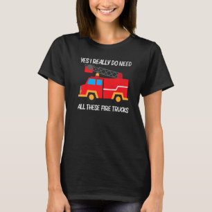 Cool Fire Truck For Men Women Kids Firetruck Firef T-Shirt