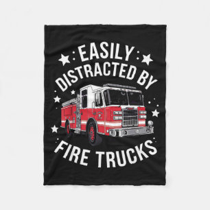 Cool Firefighter Design For Men Women Firemen Fire Fleece Blanket