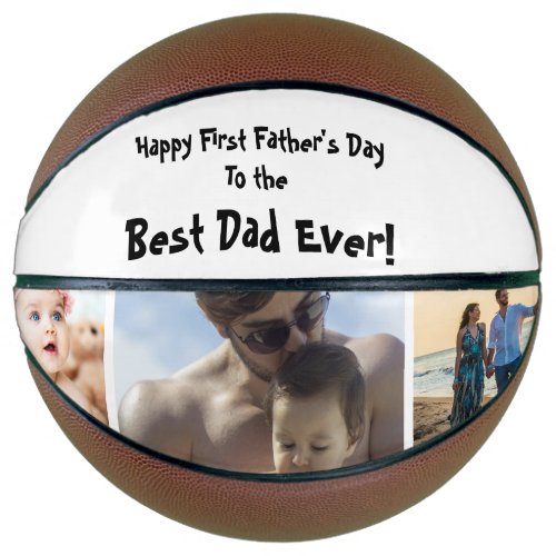 Cool First Best Dad Ever Photo Fathers Day  Baske Basketball