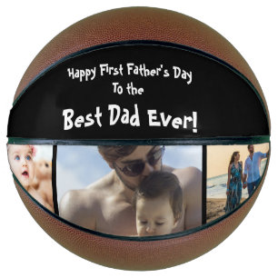 Cool First Best Dad Ever Photo Father's Day Basketball