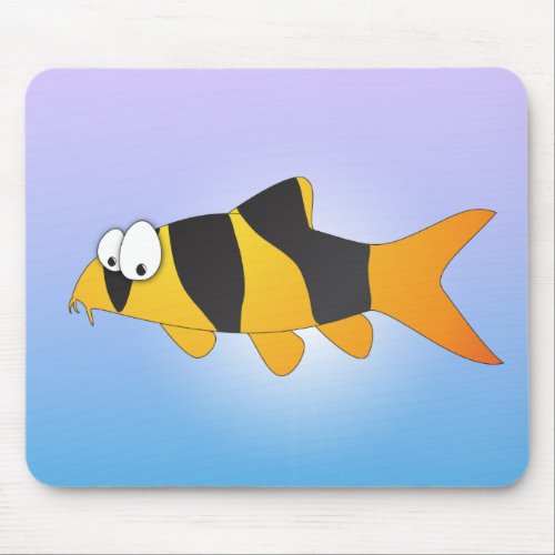 Cool fish _ Clown loach Mouse Pad