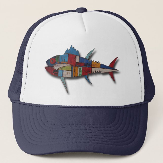 Cool Fish Trucker Hat! Trucker Hat (Front)
