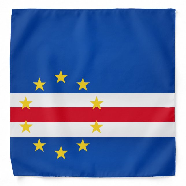 Cool Flag Of Cape Verde Fashion Bandana (Front)