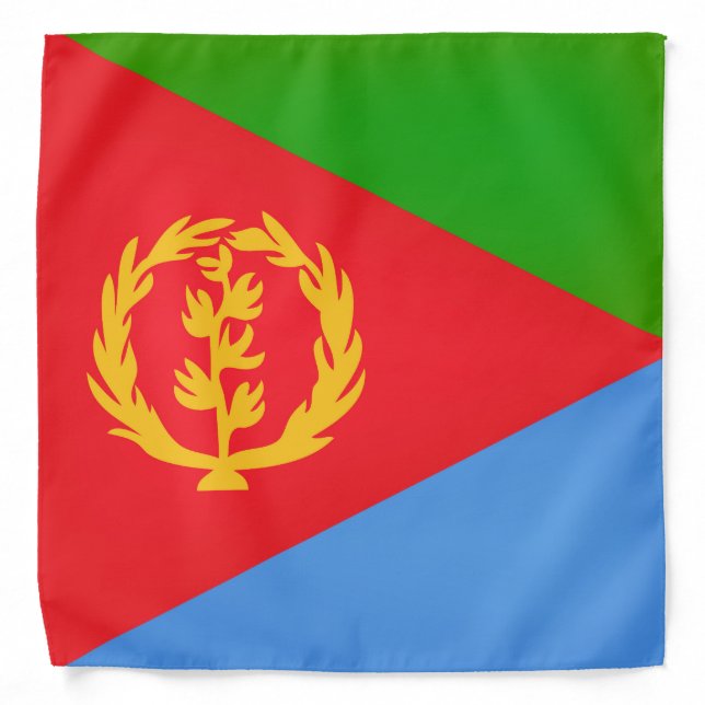 Cool Flag Of Eritrea Fashion Bandana (Front)