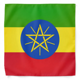 Cool Flag Of Ethiopia Fashion Bandana