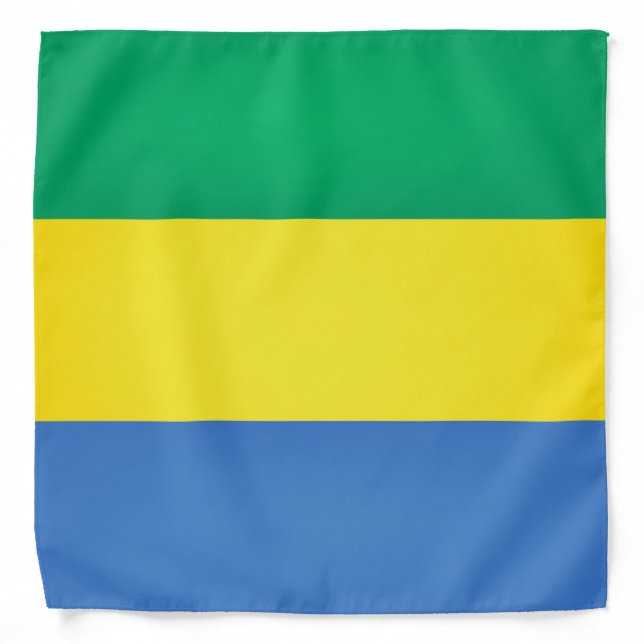Cool Flag Of Gabon Fashion Bandana (Front)