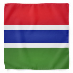 Cool Flag Of Gambia Fashion Bandana