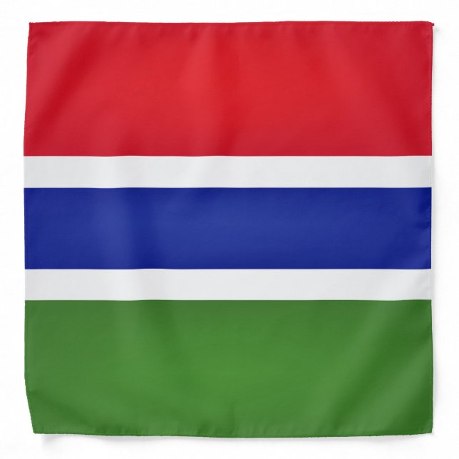 Cool Flag Of Gambia Fashion Bandana (Front)