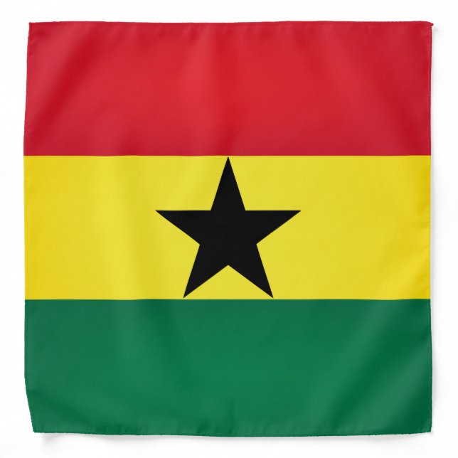 Cool Flag Of Ghana Fashion Bandana (Front)