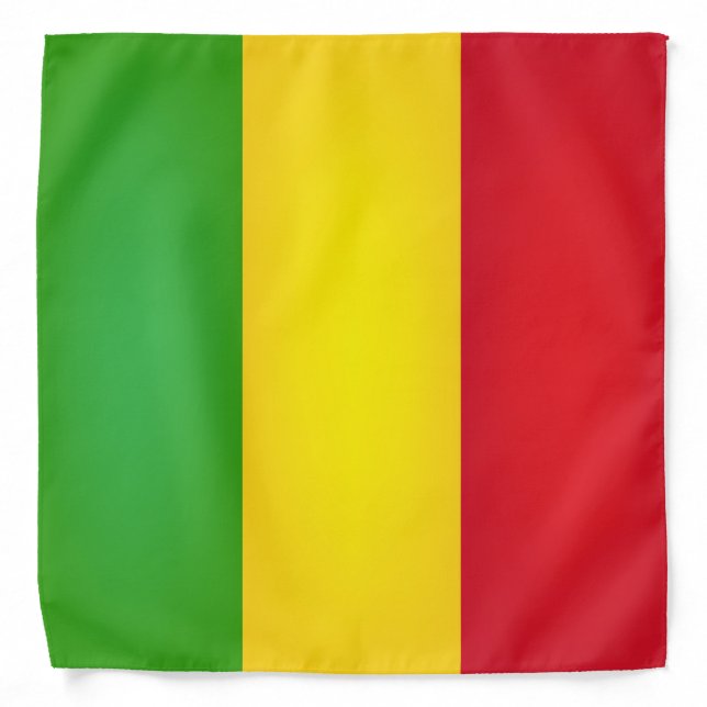 Cool Flag Of Mali Fashion Bandana (Front)