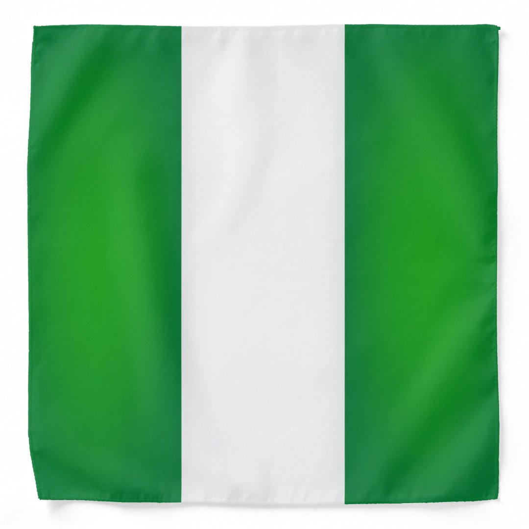 Cool Flag Of Nigeria Fashion Bandana | Zazzle