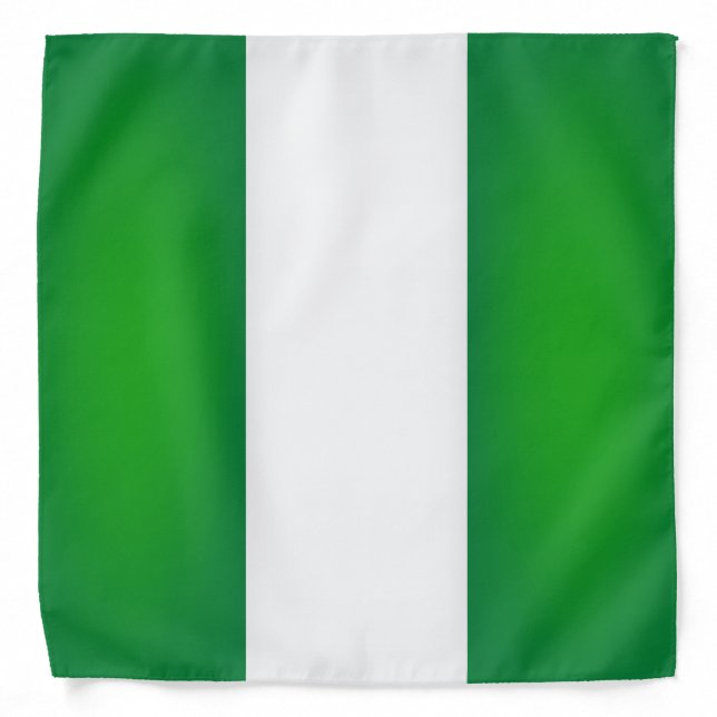 Cool Flag Of Nigeria Fashion Bandana (Front)