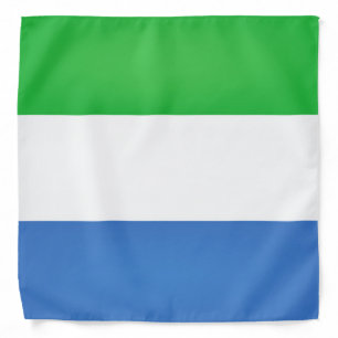 Cool Flag Of Sierra Leone Fashion Bandana