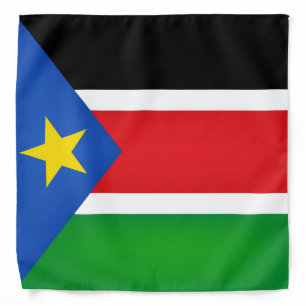Cool Flag Of South Sudan Fashion Bandana